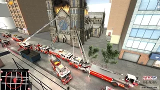 EmergeNYC Tech Demo Update 0.1.8 | FDNY Responding To A Fully Involved Fire In A Church