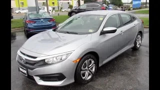 *SOLD* 2018 Honda Civic LX Sedan Walkaround, Start up, Tour and Overview