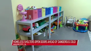 Homeless Shelters of North Iowa open doors to all ahead of dangerous cold