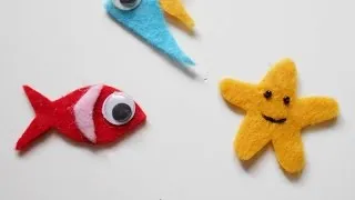 Make Cute Small Fishes From Felt Scraps. - DIY  - Guidecentral