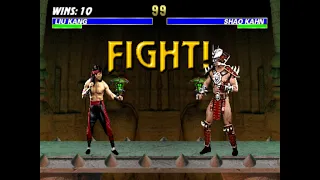 Ultimate Mortal Kombat 3 - Liu Kang (No Damage) (Very Hard/Master Ladder II) (4K)