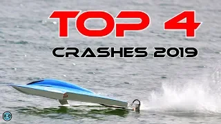 Top 4 RC Powerboat Crashes 2019