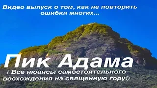 Пик Адама - самостоятельное восхождение. Исключаем распространённые ошибки. Шри-Ланка (часть 6)