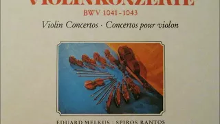 J. S. Bach: Violin Concertos BWV 1041-1043 (Eduard Melkus)