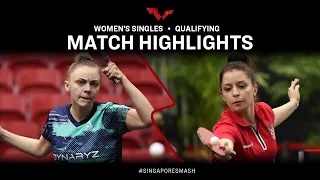 Sabina Surjan vs Mateja Jeger | WS Qual | Singapore Smash 2023