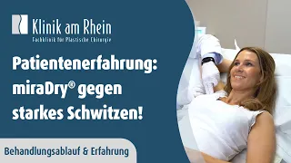 miraDry® gegen Schwitzen: Behandlungsablauf, Patienten-Erfahrung und Vorher-Nachher-Erfahrung