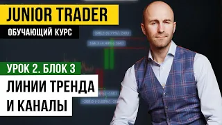 Линии тренда и каналы. Junior Trader: Урок 2. Блок 3.