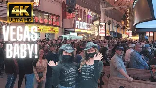 Fremont Street Las Vegas [4K] Vegas Vibes