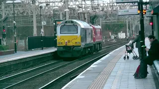 (HD) Trains at Watford Junction & Peckham Rye - 18/2/14