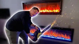 Whats inside an Electric Fireplace? (Dimplex ignite xl vs amazon fireplace)