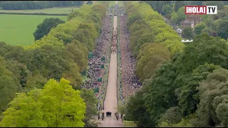 Así fue el último recorrido del féretro de Isabel II en su histórico funeral de Estado | ¡HOLA! TV