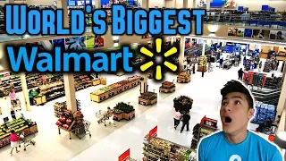 TOILET PAPER FORT IN THE WORLD'S BIGGEST WALMART!