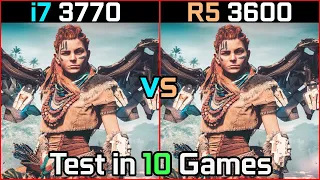 Core i7 3770 vs Ryzen 5 3600 Test in 10 Games - Ryzen Intel Comparison in 2020