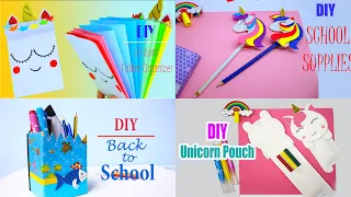 5 DIY CRAFTS   Back to School Supplies 2020  5 Идей ШКОЛЬНОЙ КАНЦЕЛЯРИИ своими руками