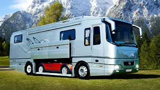 $1.7M Luxury RV with Supercar garage!