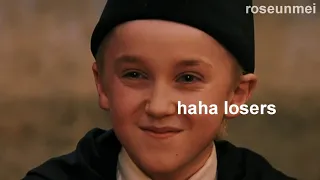 Draco Malfoy being a mood for almost 3 minutes straight