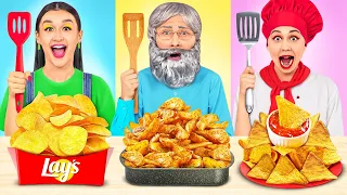 Défi de Cuisine Moi vs Grand-père #2 I Recettes Savoureuses par Olala