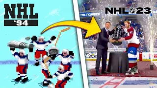 ЭВОЛЮЦИЯ ВРУЧЕНИЯ КУБКА СТЭНЛИ В EA NHL