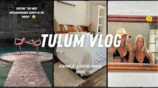 2 DIGITAL NOMADS DOING TULUM ON A BUDGET- staying at Outsite, honest experience, renting bikes, etc!