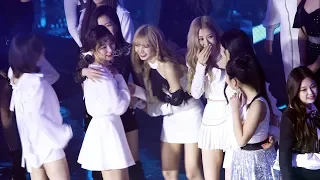 190123 블랙핑크(BLACKPINK) X 레드벨벳(Red Velvet) 친목 (Ending) 4K 직캠 by 비몽