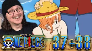 ONE PIECE EPISODE 37 & 38 REACTION | Anime Reaction | Sub