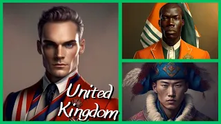 Every Single Country as a Man | Created with Midjourney