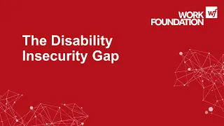 The Disability Insecurity Gap