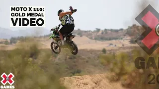 GOLD MEDAL VIDEO: Moto X 110 | X Games 2021