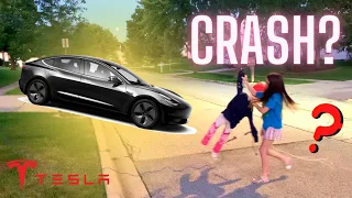 Tesla Full Self-Driving Beta Ignores Child & Plows Right Into Them