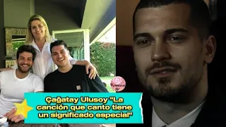 Cagatay Ulusoy "La canción que canto tiene un significado especial" #cagatayulusoy #cagatay #femir