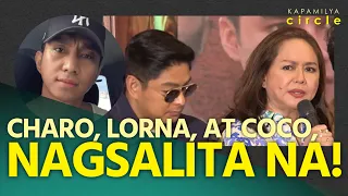 Coco Martin, Charo Santos, at Lorna Tolentino, nagsalita hinggil sa mga paratang ni Rendon Labador