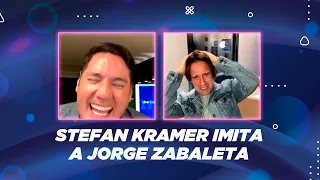 Stefan Kramer imita a Jorge Zabaleta