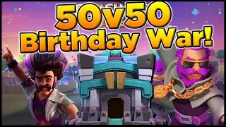 MASSIVE YEAR END WAR! 50v50 TH13 Birthday War LIVESTREAM for Carbonfin!