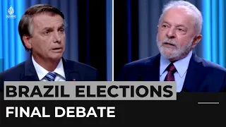 Brazil elections: presidential candidates hold final debate