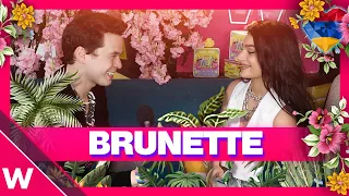 🇦🇲 Brunette "Future Lover" INTERVIEW after Eurovision 2023 second rehearsal