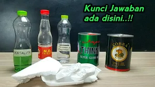 Membuat cairan styrofoam dari beberapa jenis thinner untuk water proof/coating kayu/triplek/bata dll