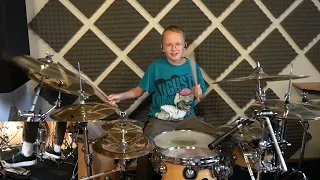 August Burns Red - Composure - Drum Cover Playthrough by Nikodem Hodur age 12