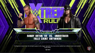 WWE 2k23 PS5 Randy Orton vs The Undertaker Epic Match