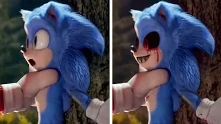 SONIC Movie 2 OLD Design VS NEW Design (SONIC EXE VS SONIC 4)