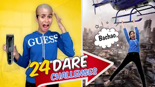 EXTREME  24 HOURS 24 DARES CHALLENGE  | Pari's Lifestyle