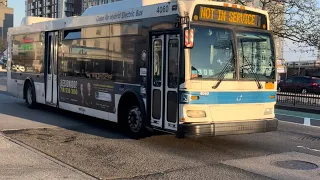 2009 Orion VII NGs on the Q60 & a not in service entering the BQE