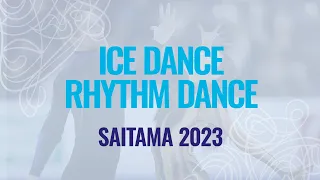 Ice Dance Rhythm Dance | Saitama 2023 | #WorldFigure