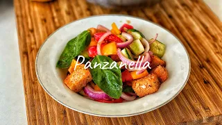 Салат. Что есть в жару? Panzanella. Итальянская Панцанелла. Летний салат из овощей в жаркий день.