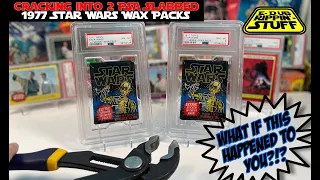 Cracking into 2 PSA Slabbed 1977 Star Wars Series 1 Wax Packs...  What if this happened to you!!?