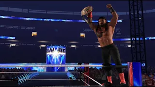 WWE 2K23 Roman Reigns vs. Randy Orton vs. AJ Styles vs. LA Knight Royal Rumble 2024