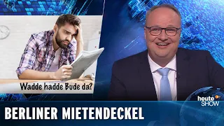 Berliner Mietendeckel: Später Sieg der DDR oder Notwehr gegen Wucher? | heute-show vom 08.11.2019