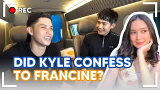 KYLE ECHARRI PRANKS FRANCINE DIAZ! MAY BIG CONFESSION KAYA SI KYLE? | Robi Domingo