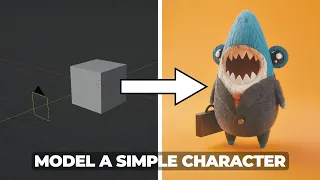 Model a Simple Character in Blender 3D - Shark