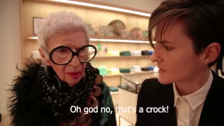 ELLE UK Goes Shopping With Iris Apfel