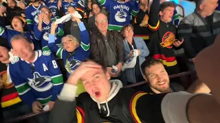 Canucks Score 2 GOALS in 12 SECONDS!!! (Fan POV Rogers Arena)